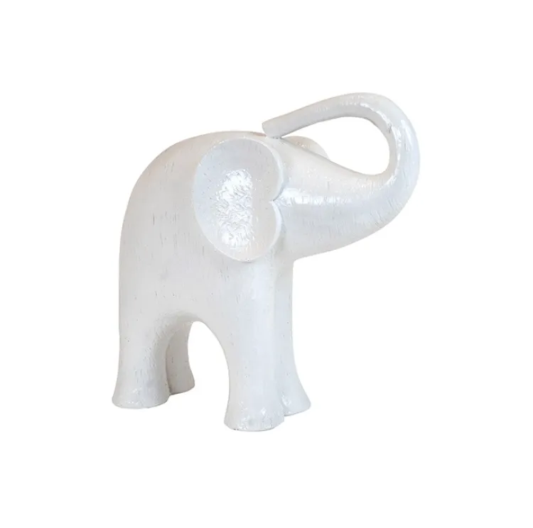 Resin White Elephant Large