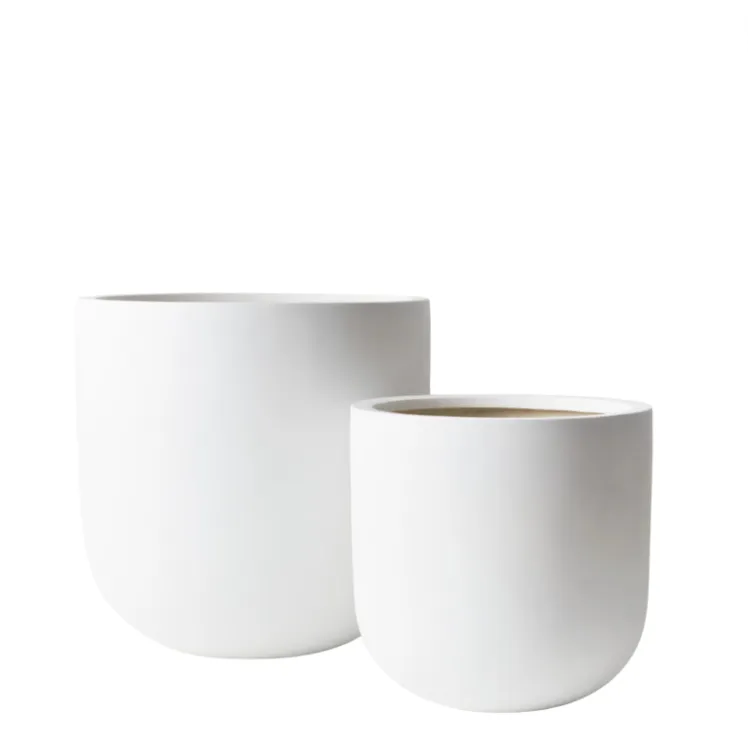 White Egg Pot 