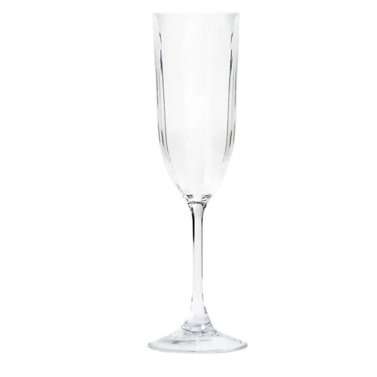 Clear Acrylic Champaign Glass