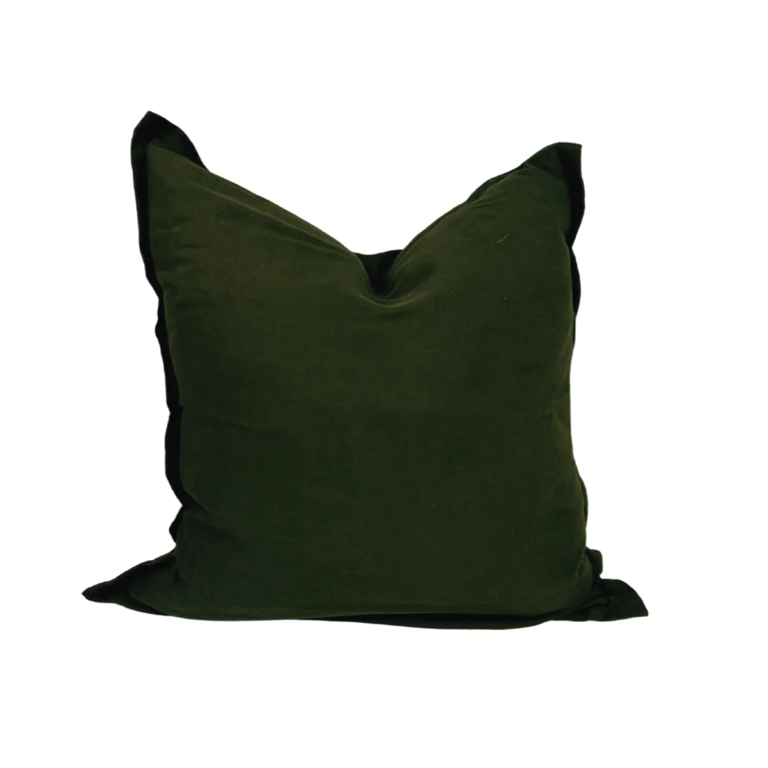 Bottle Green Cotton Cusion