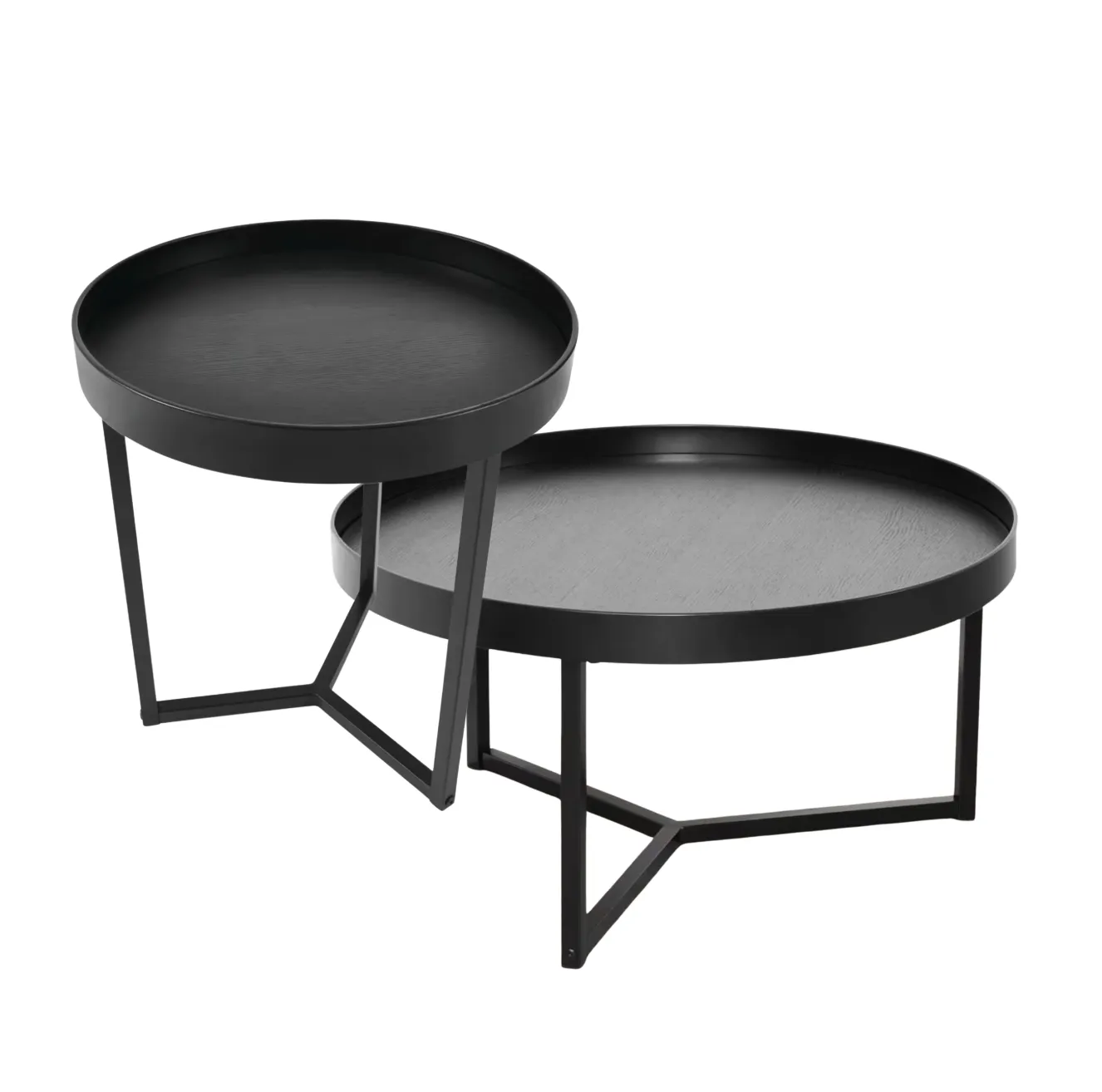 Black Nest Of Coffee Tables