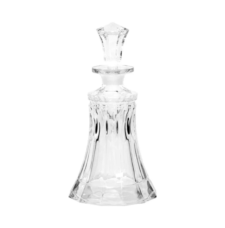 Decanter Clear Glass Fluted