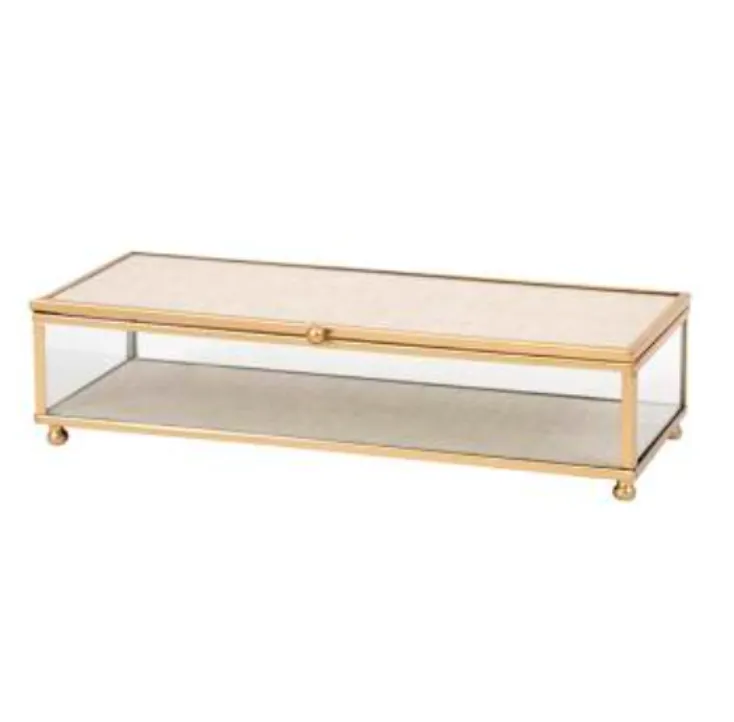 Gold edge linen box
