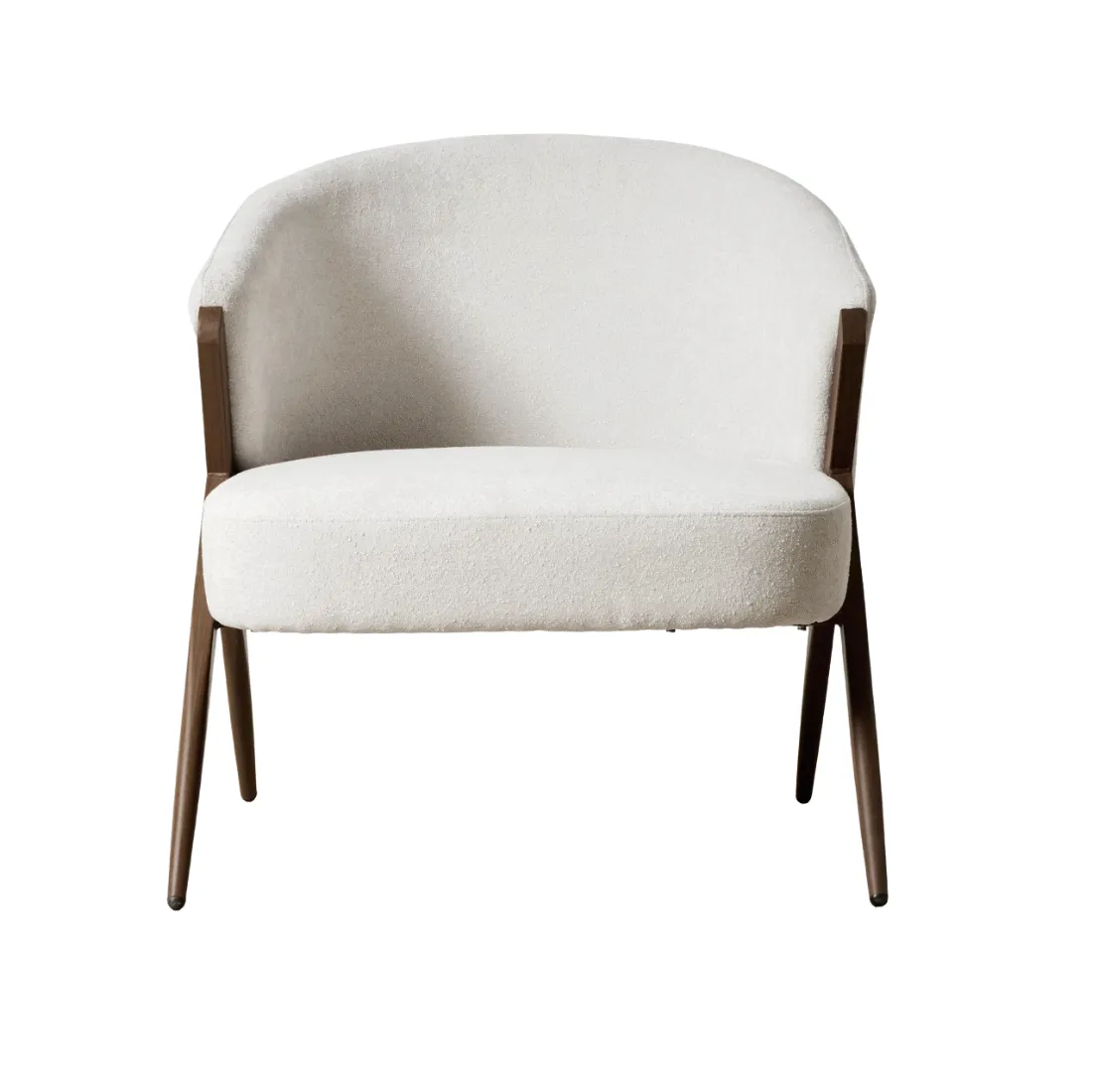 Cream Chenille  Armchair
