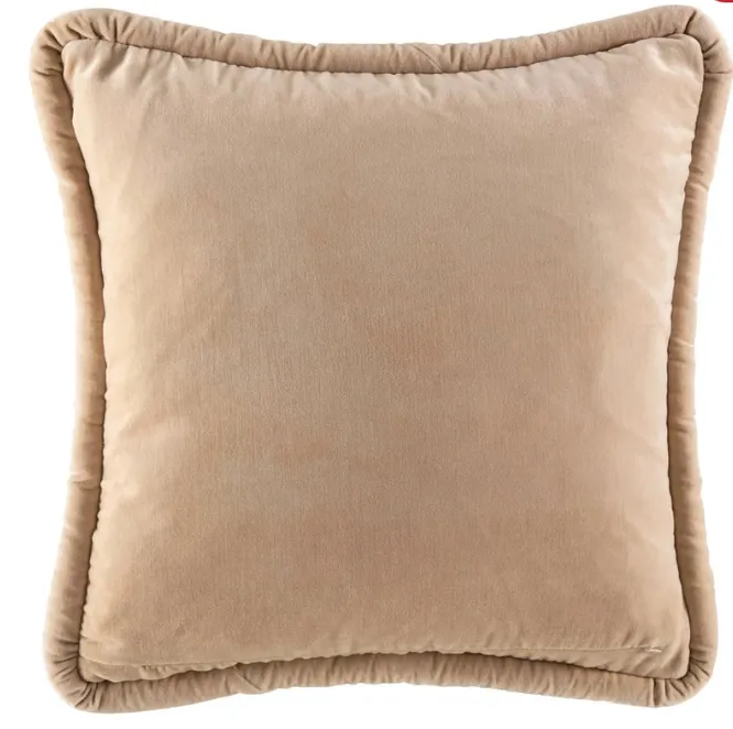 Sand velvet poly cushion