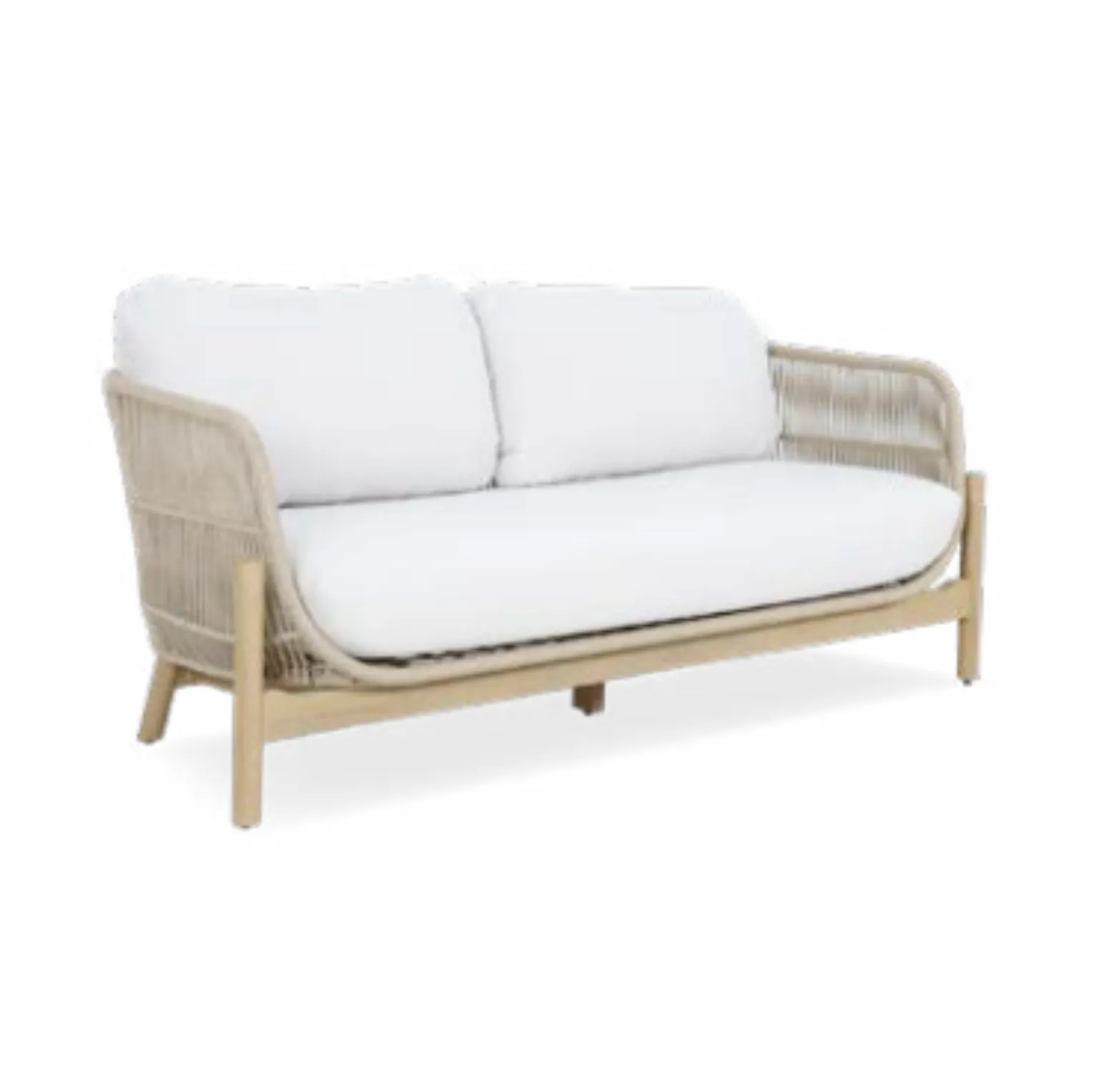 Outdoor Teak Wooden 2 Seater Lounge