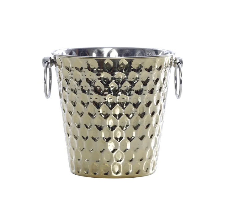 Gold ice bucket