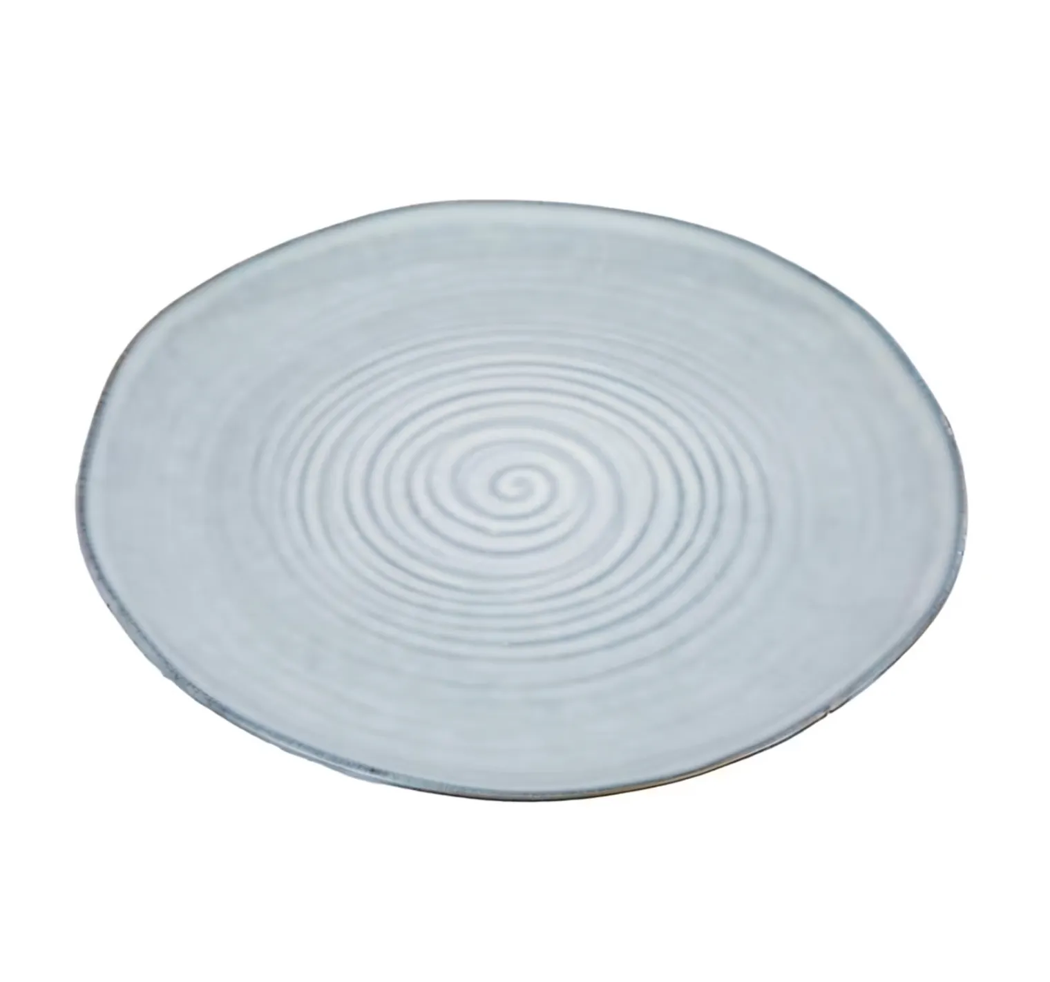 Swirl Dinner Plate Pale Blue Set 3