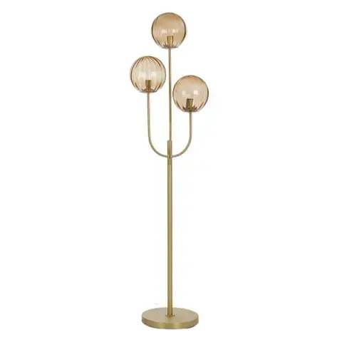 Romola Metal/Glass Floor Lamp 43.5x150cm