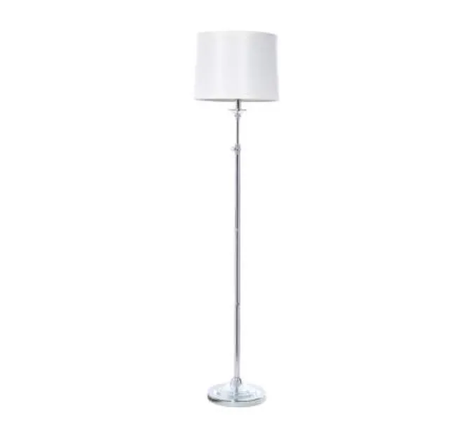 Floor lamp adjustable silver