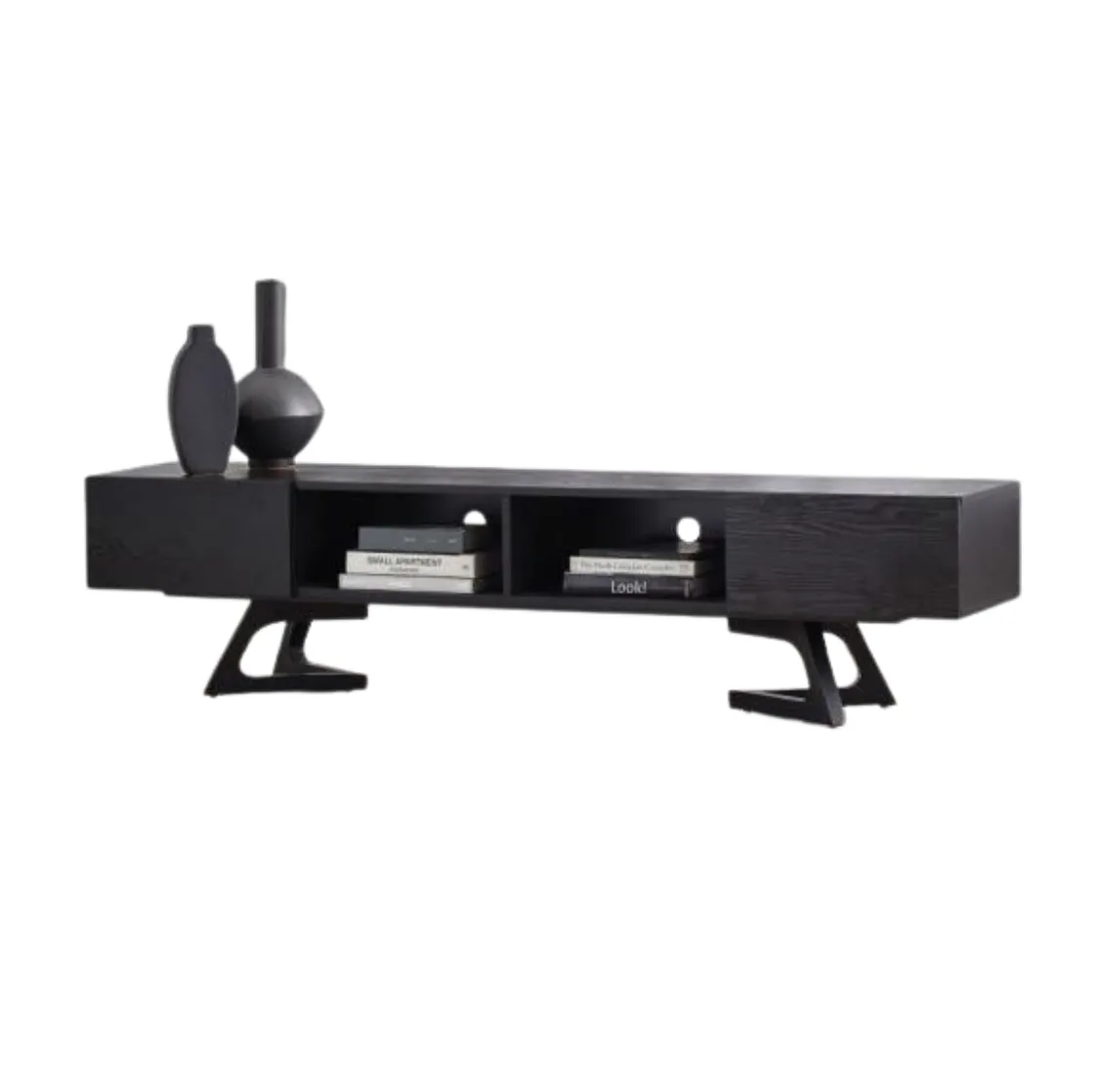 Black Entertainment Unit Arrow Legs