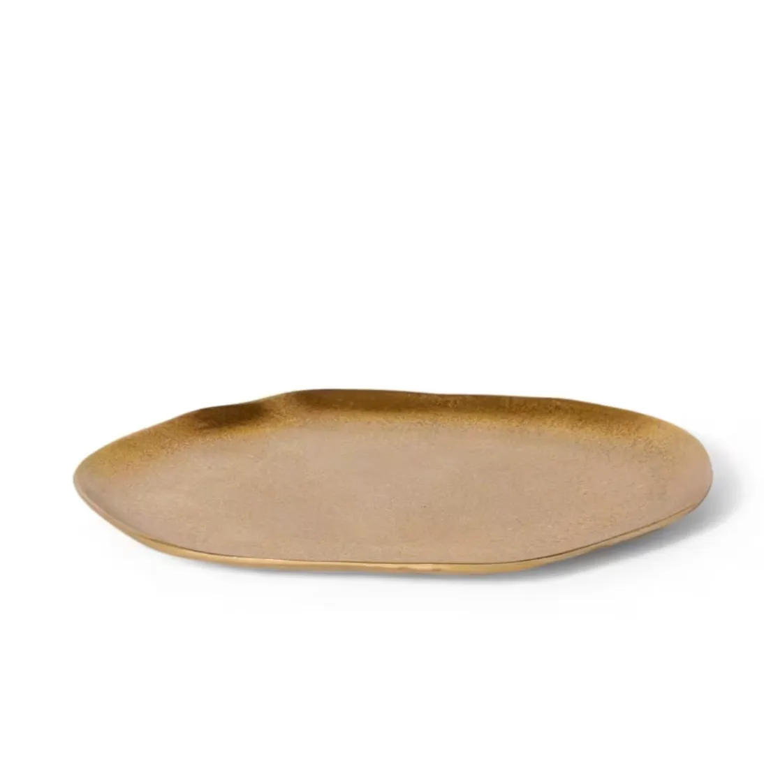 Gold Metal Decor Tray