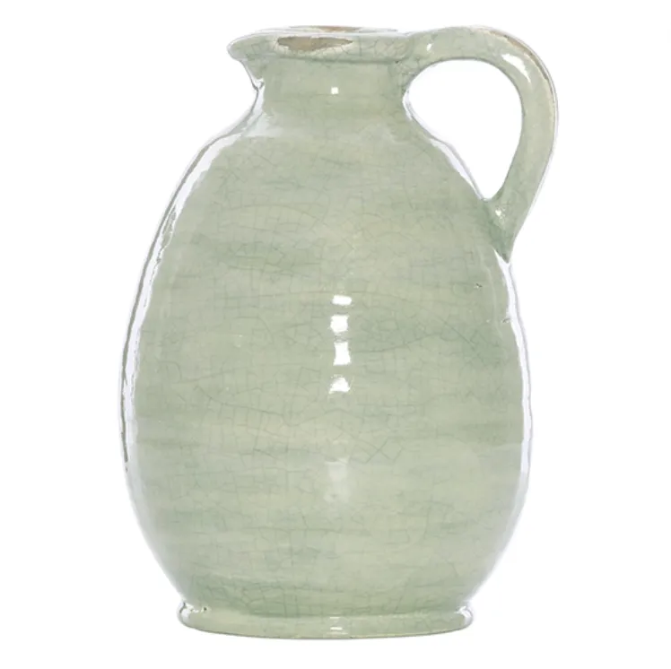 Terracotta Light Green Jug