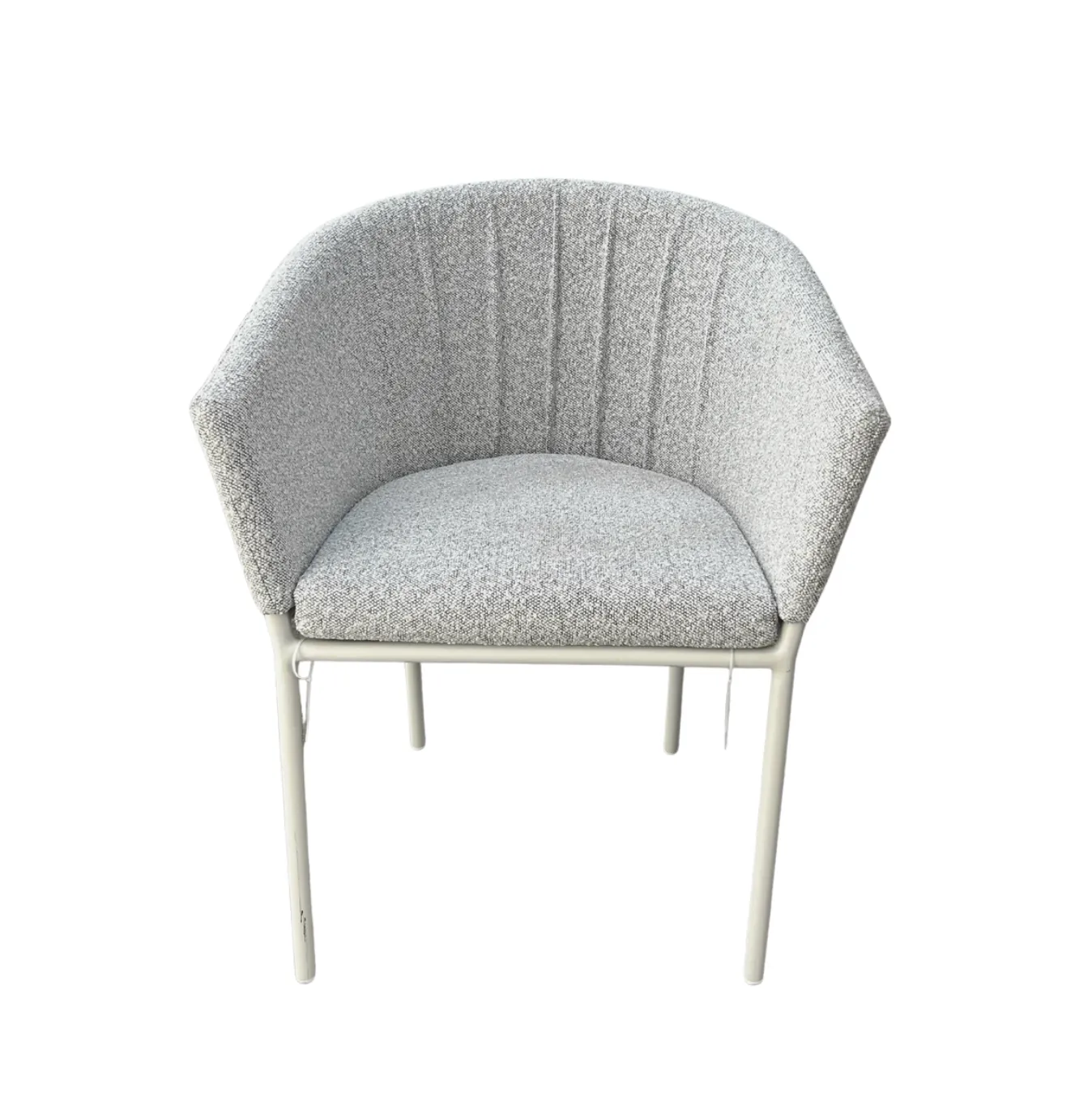Grey Marl Pleated Desk Chair
