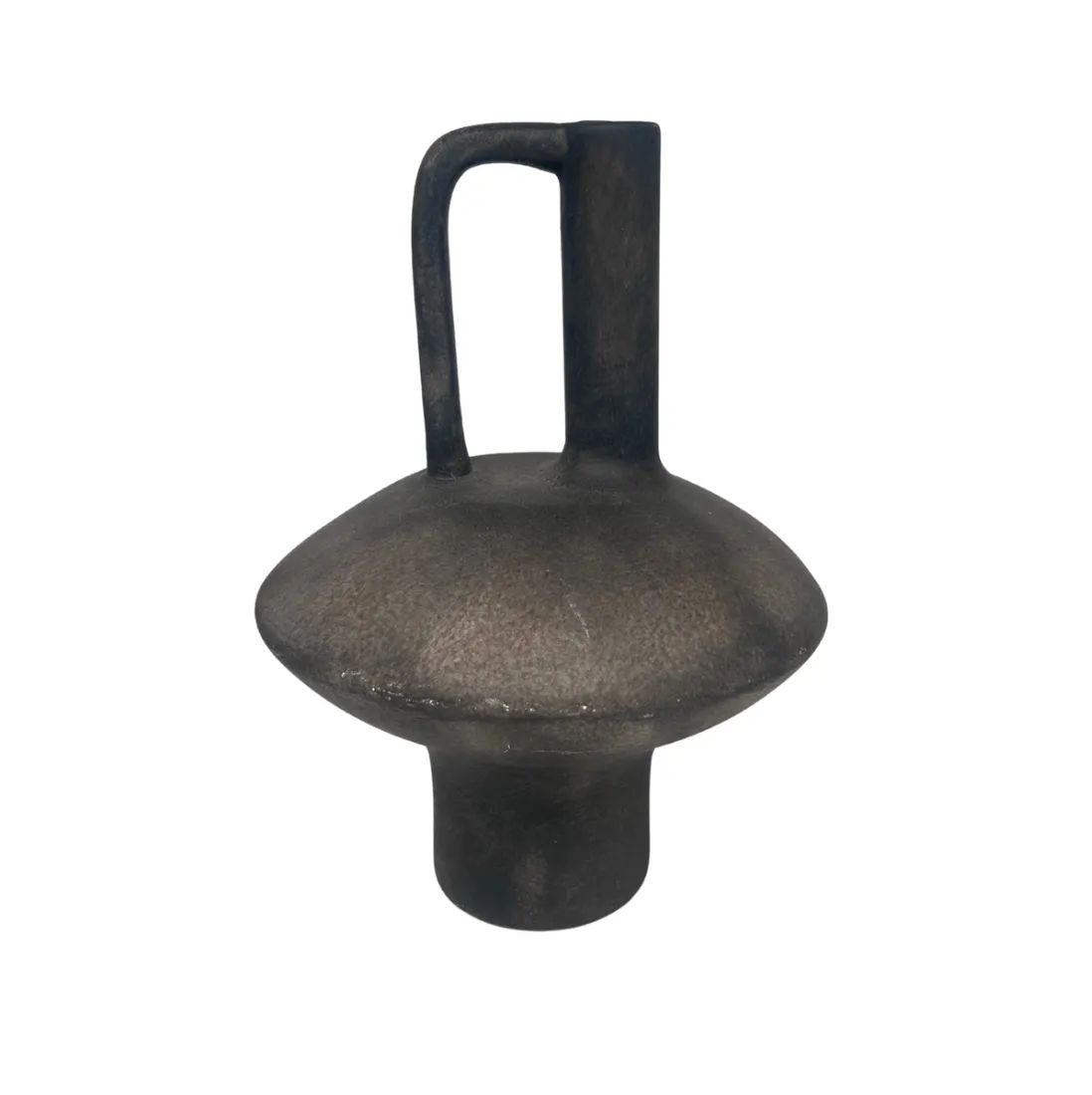 Black Vase with Handle