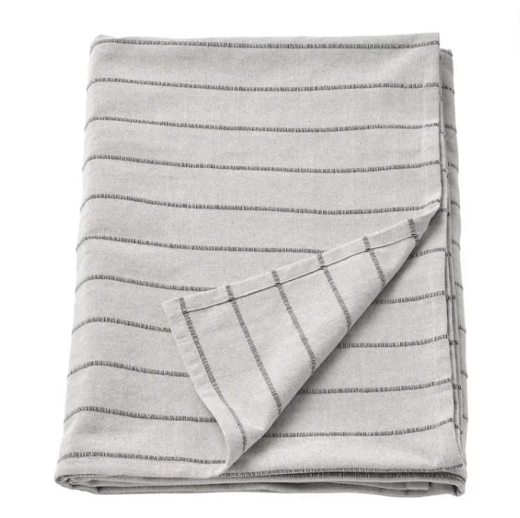 Grey Stripe Throw