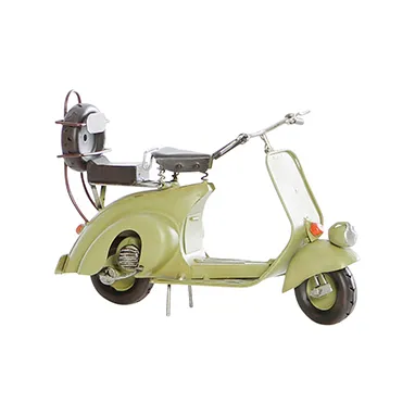 Metal green Parisian scooter
