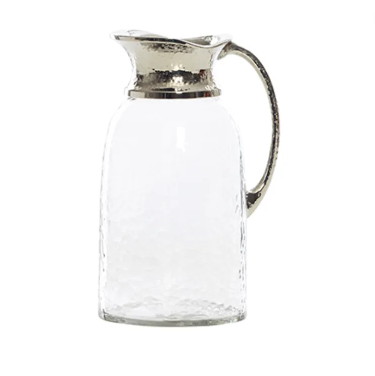 Glass Dimple Nickel Jug