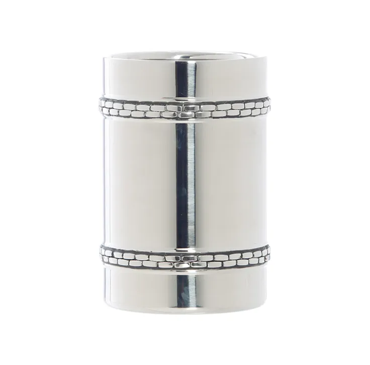 Silver /blk wine cooler