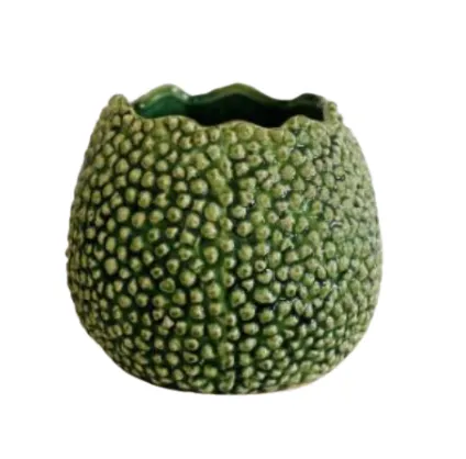 Ceramic green lychee vase 