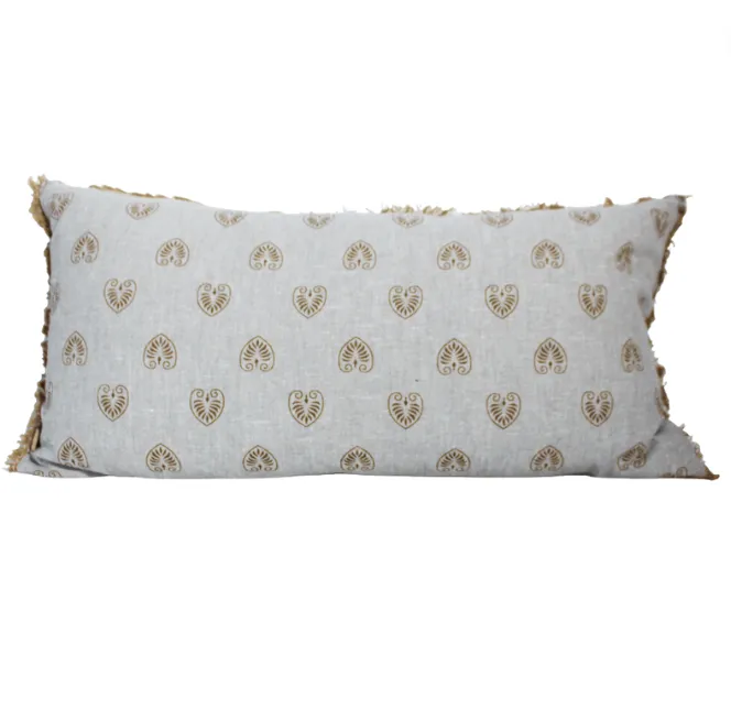 Mustard Manderley print feather lumber