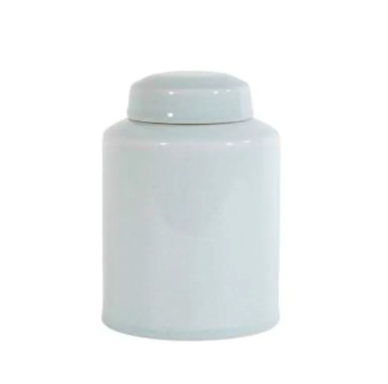 Sage crackled ginger jar sml