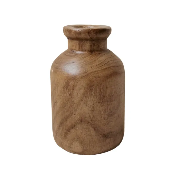 Timber Brown Bottled Vase
