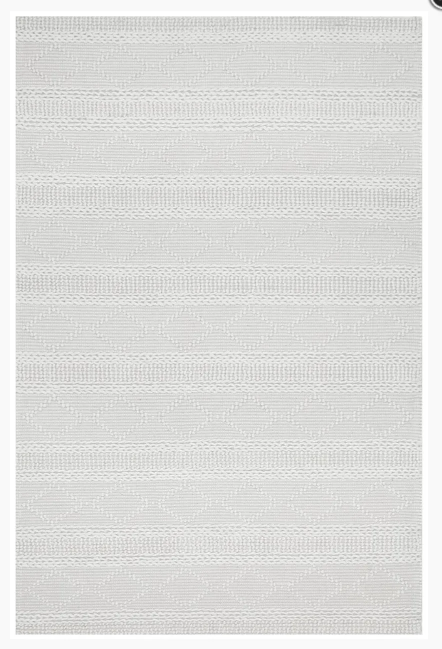 Cream Cross Rug