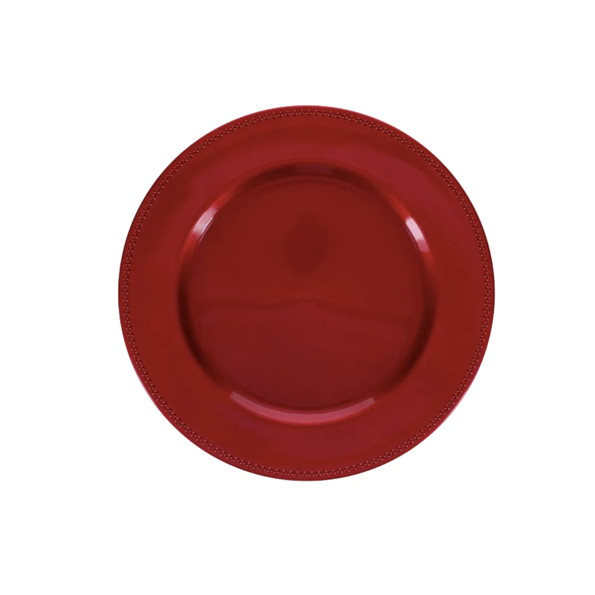 Red Charger Plate