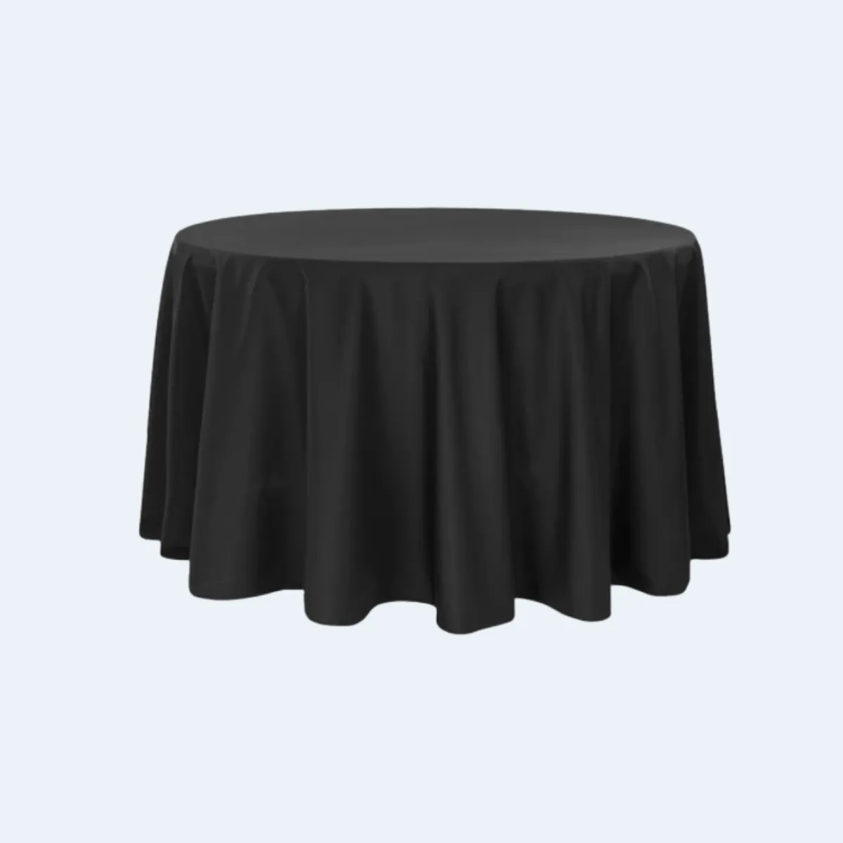 120" Round Polyester Tablecloth