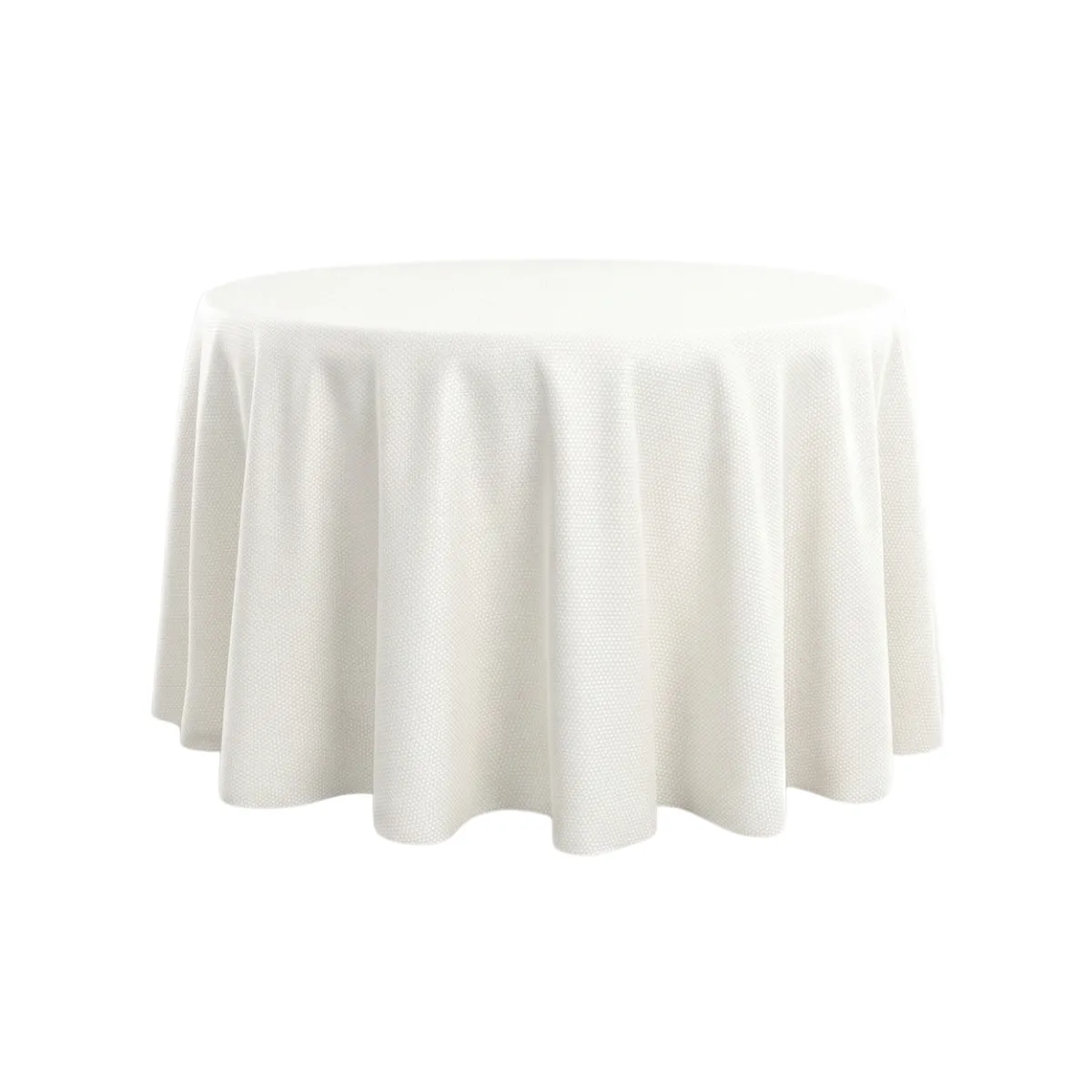 120" Round Polyester Tablecloth