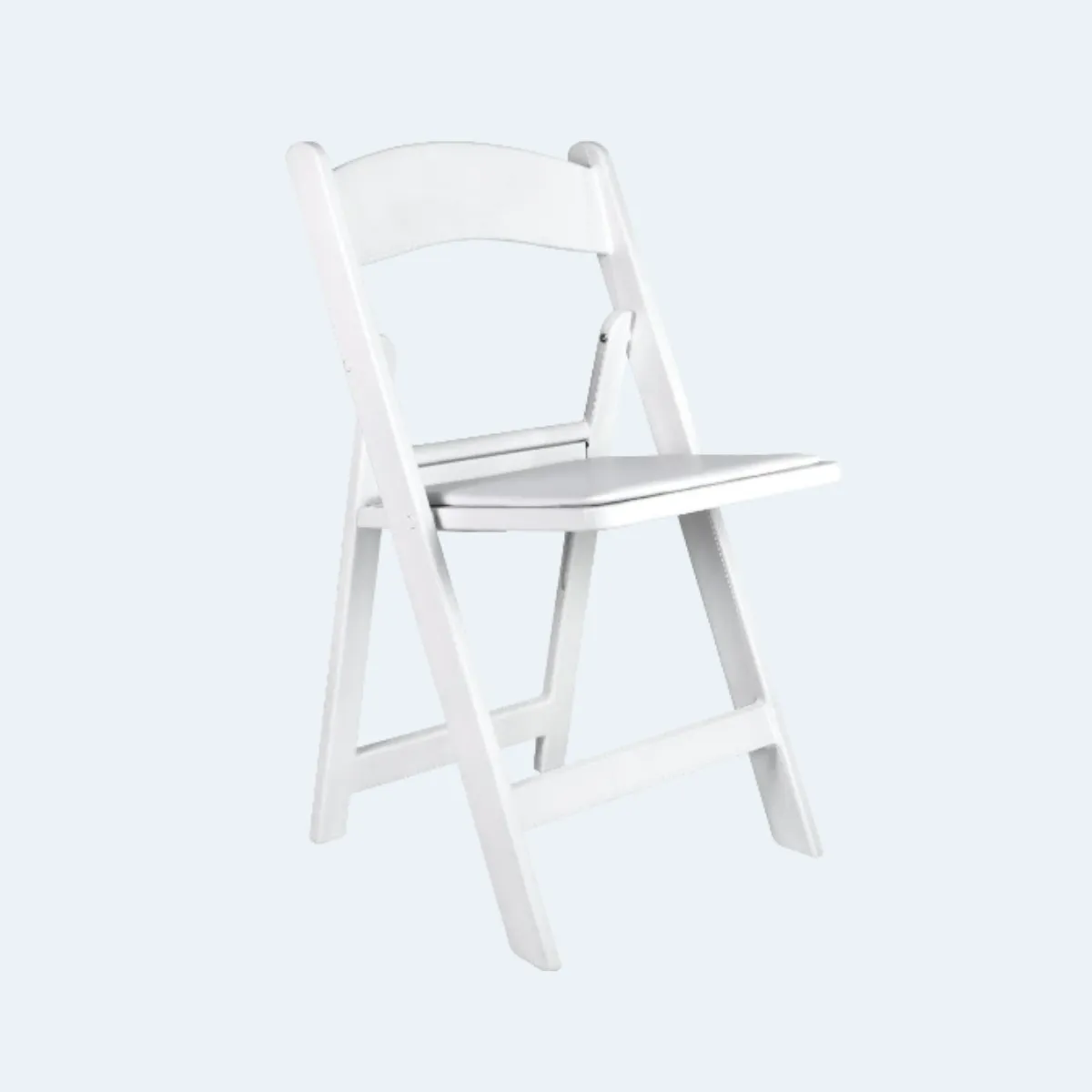 White Padded Garden Chair