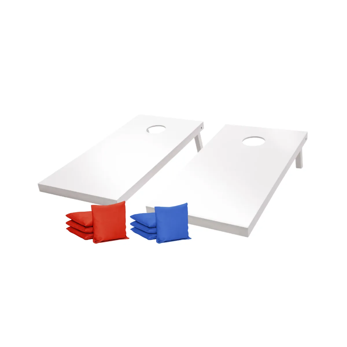 White Wood Cornhole
