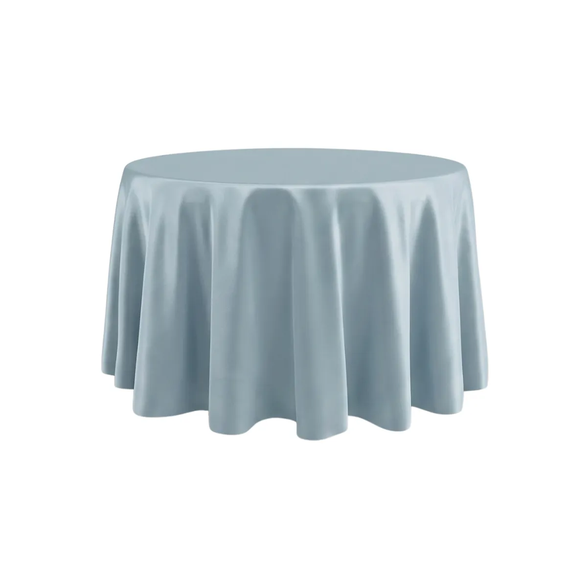 132" Round Satin Tablecloth