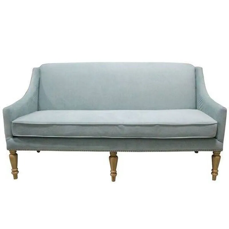 Light Blue Loveseat 