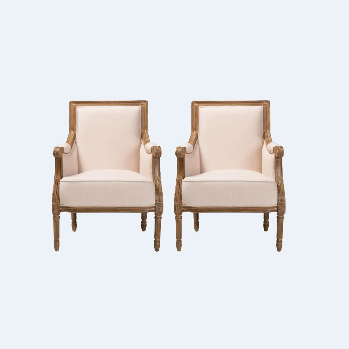 French Country Accent Chair Set