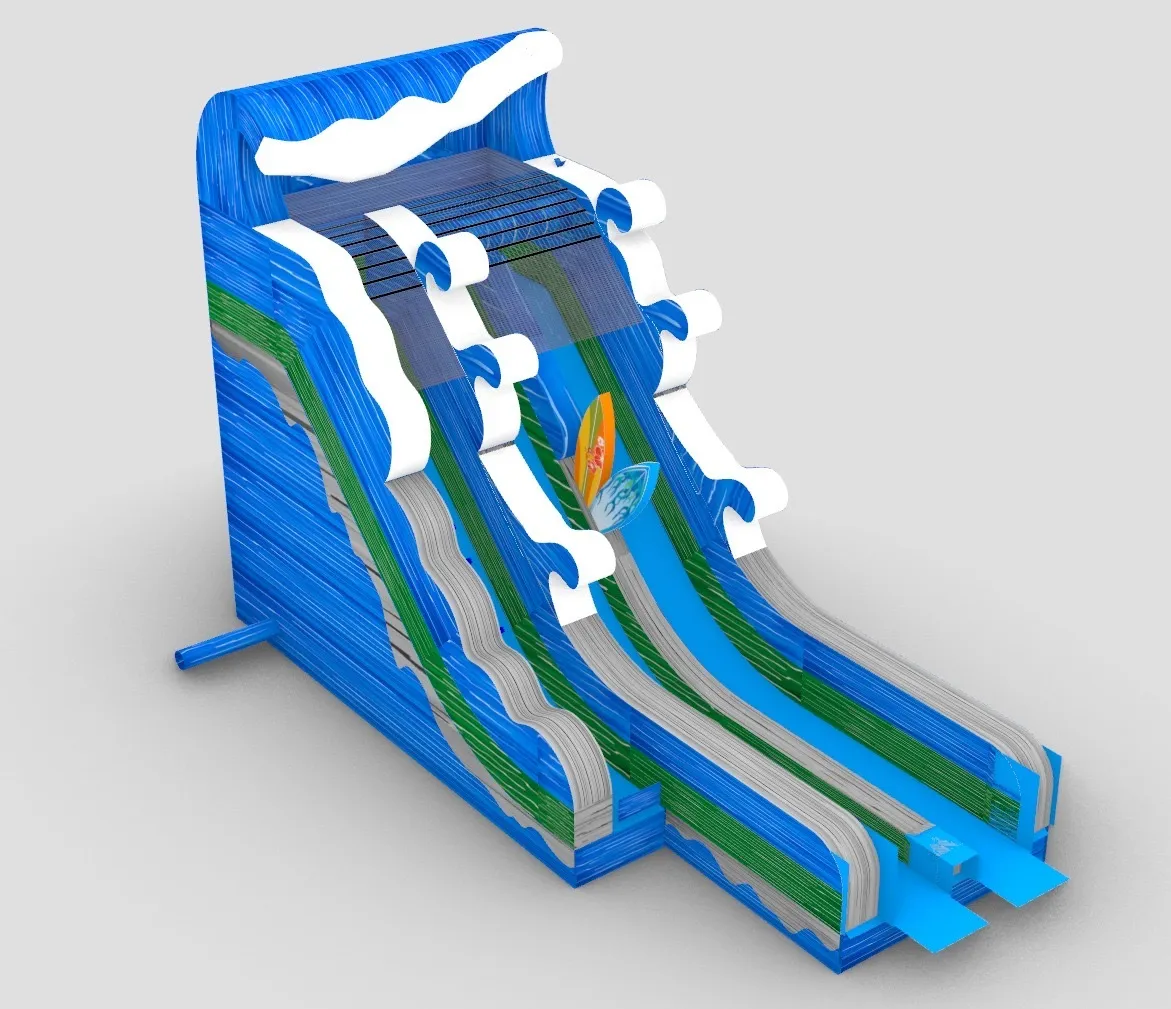 Point Break: - 22ft Dual Lane Dry Slide 