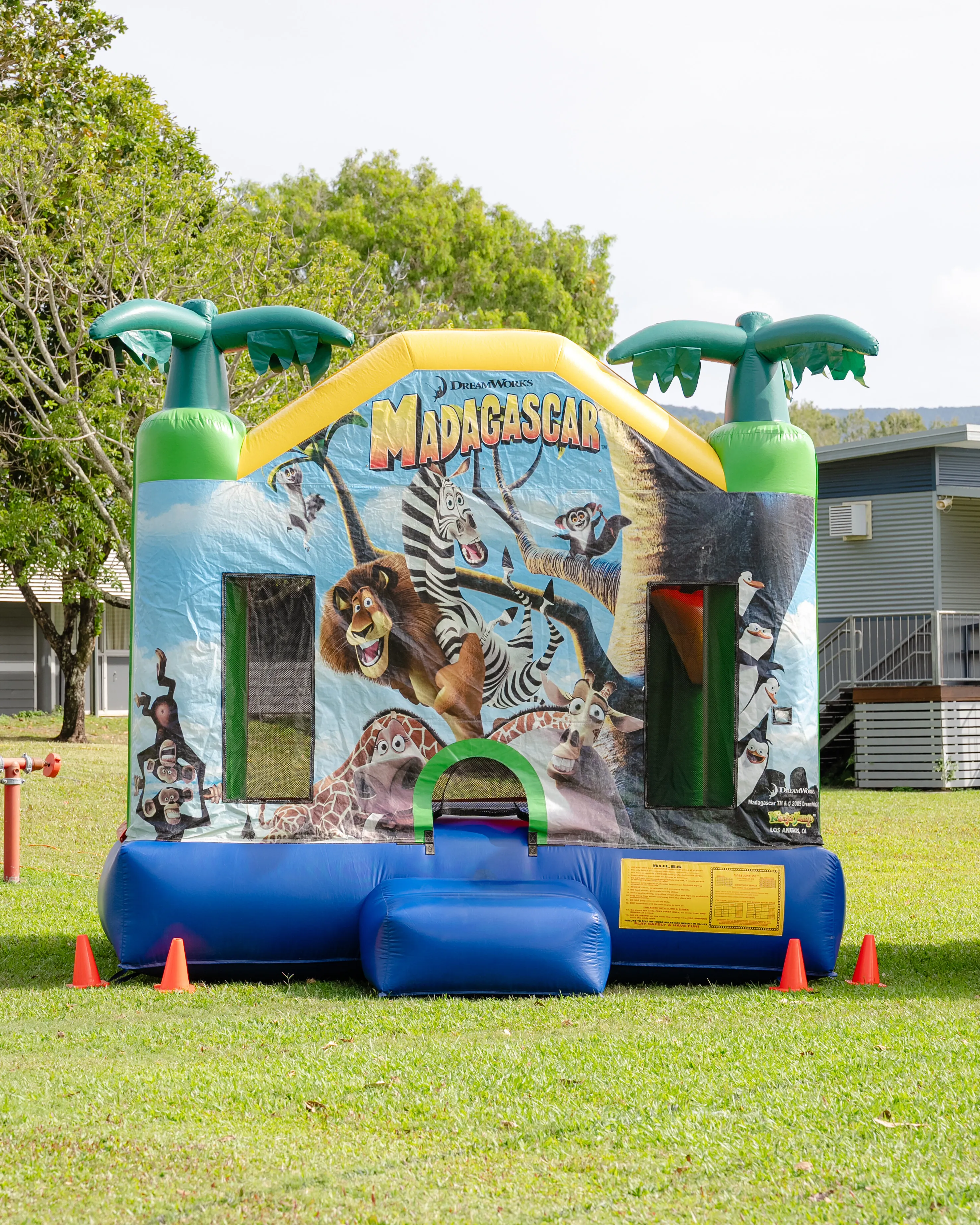 Madagascar Small Jumping Castle + Hoop