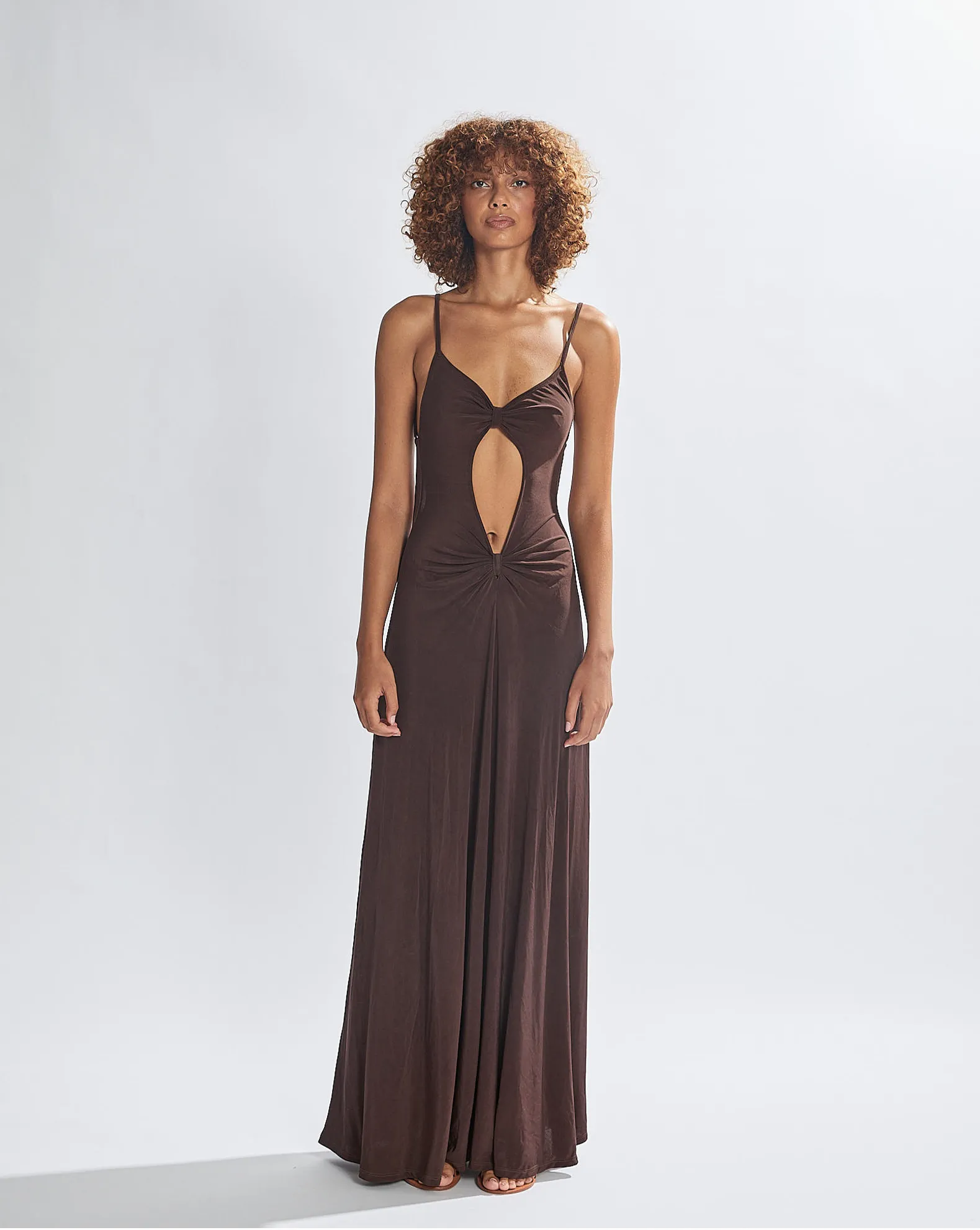 One Mile The Label Sammy Maxi in Brown SIZE 8 (can fit 4-12)