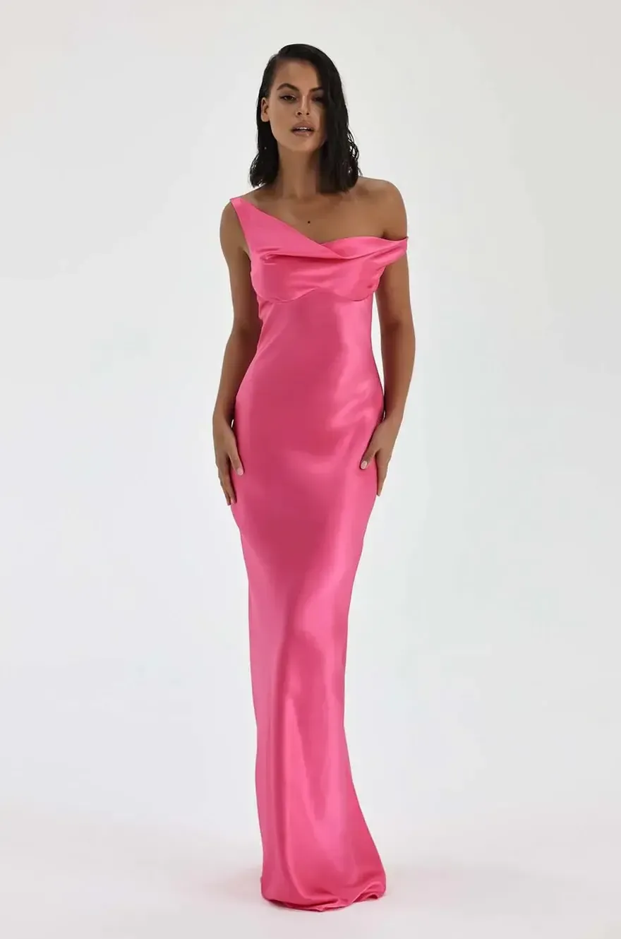 Natalie Rolt Monica Gown Pink SIZE 0 
