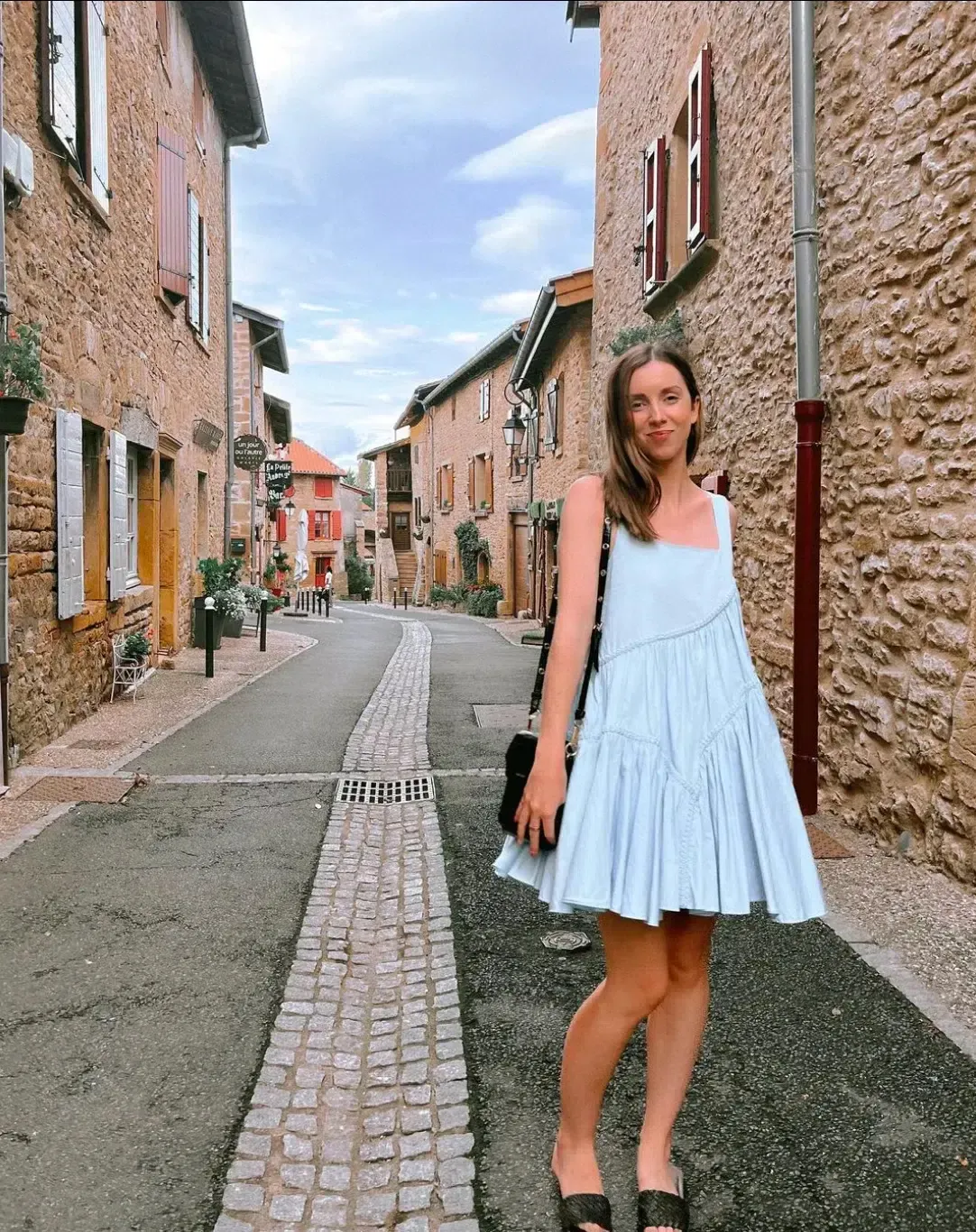 AJE Casabianca Sleeveless Braided Dress in Blue SIZE 6