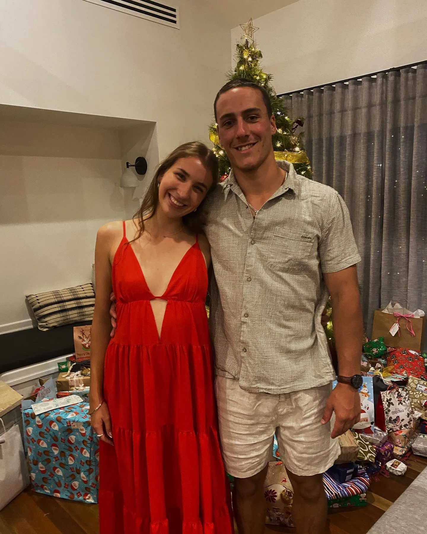 SNDYs Indigo Maxi Dress in Red SIZE 8