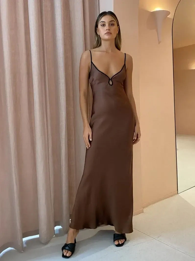 Bec and Bridge  Cedar City Maxi in Chocolate 