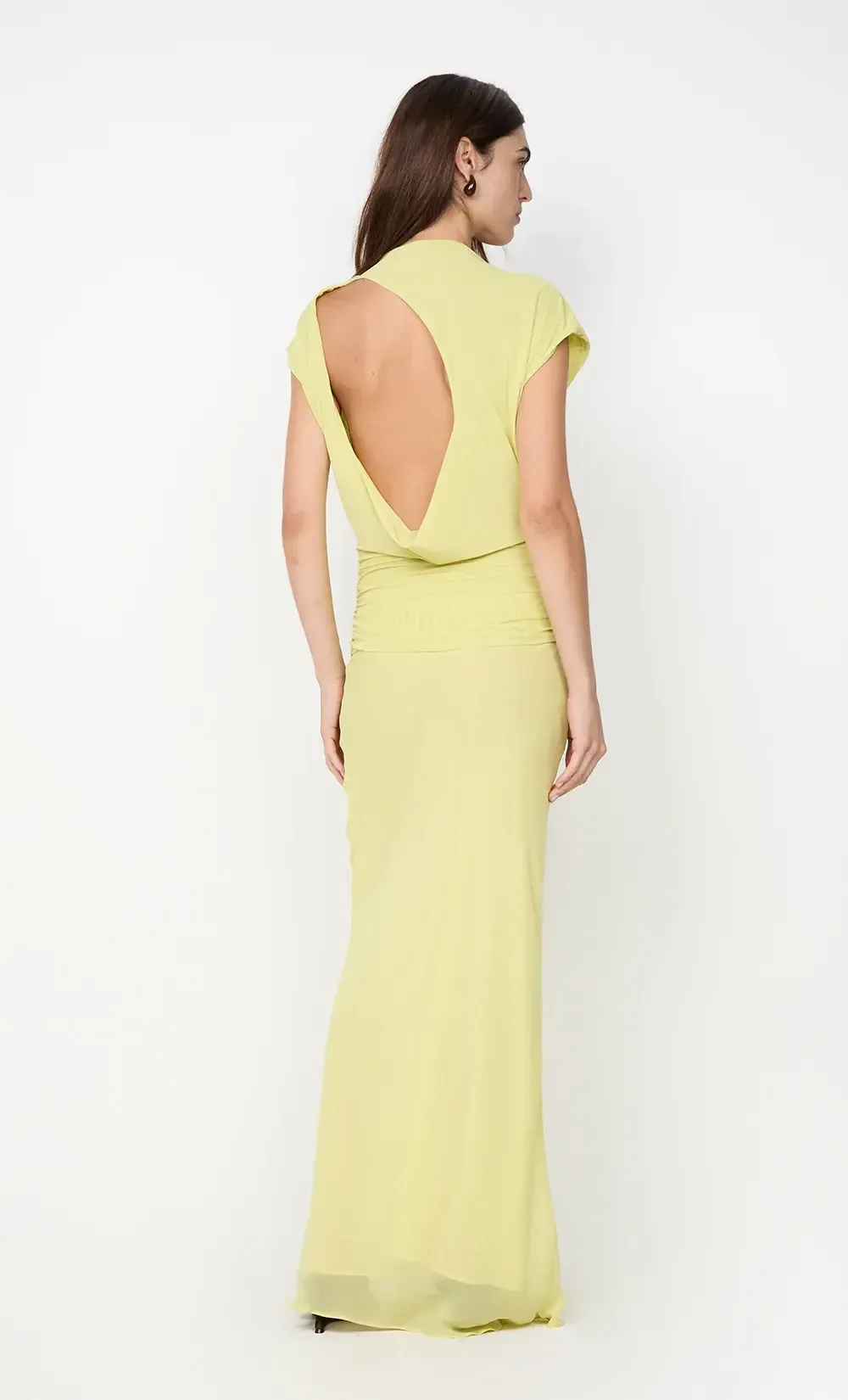 Bec + Bridge Jehnaya Asym Maxi Dress in Citrus  