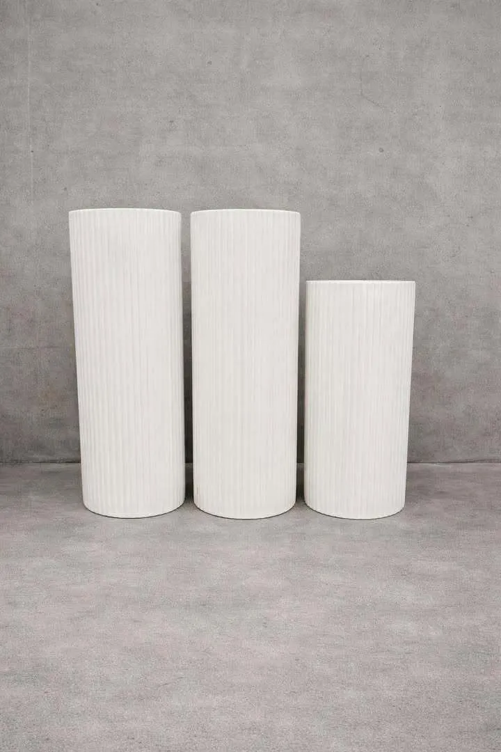 Ripple Plinths 33cm Diameter 