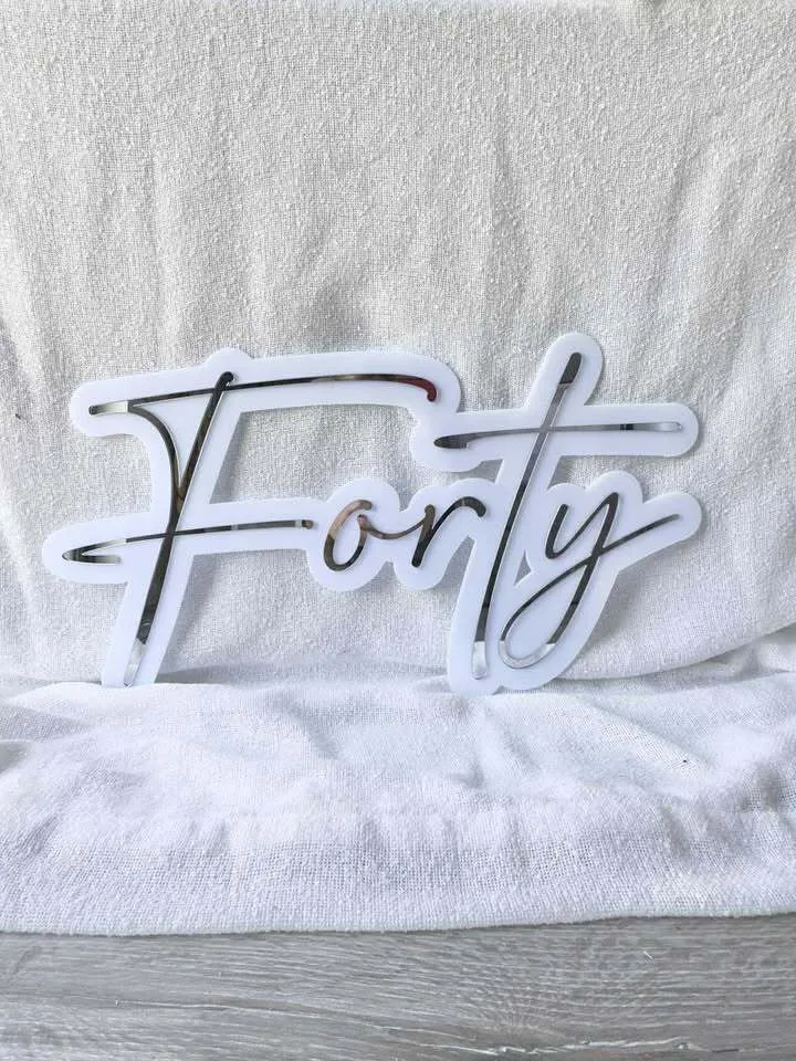 Acrylic Forty 