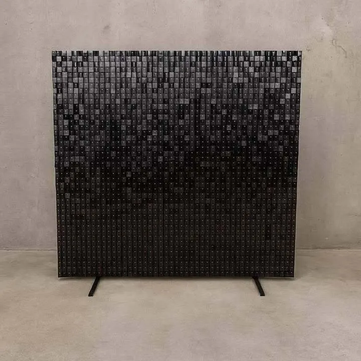  Black Shimmer Wall