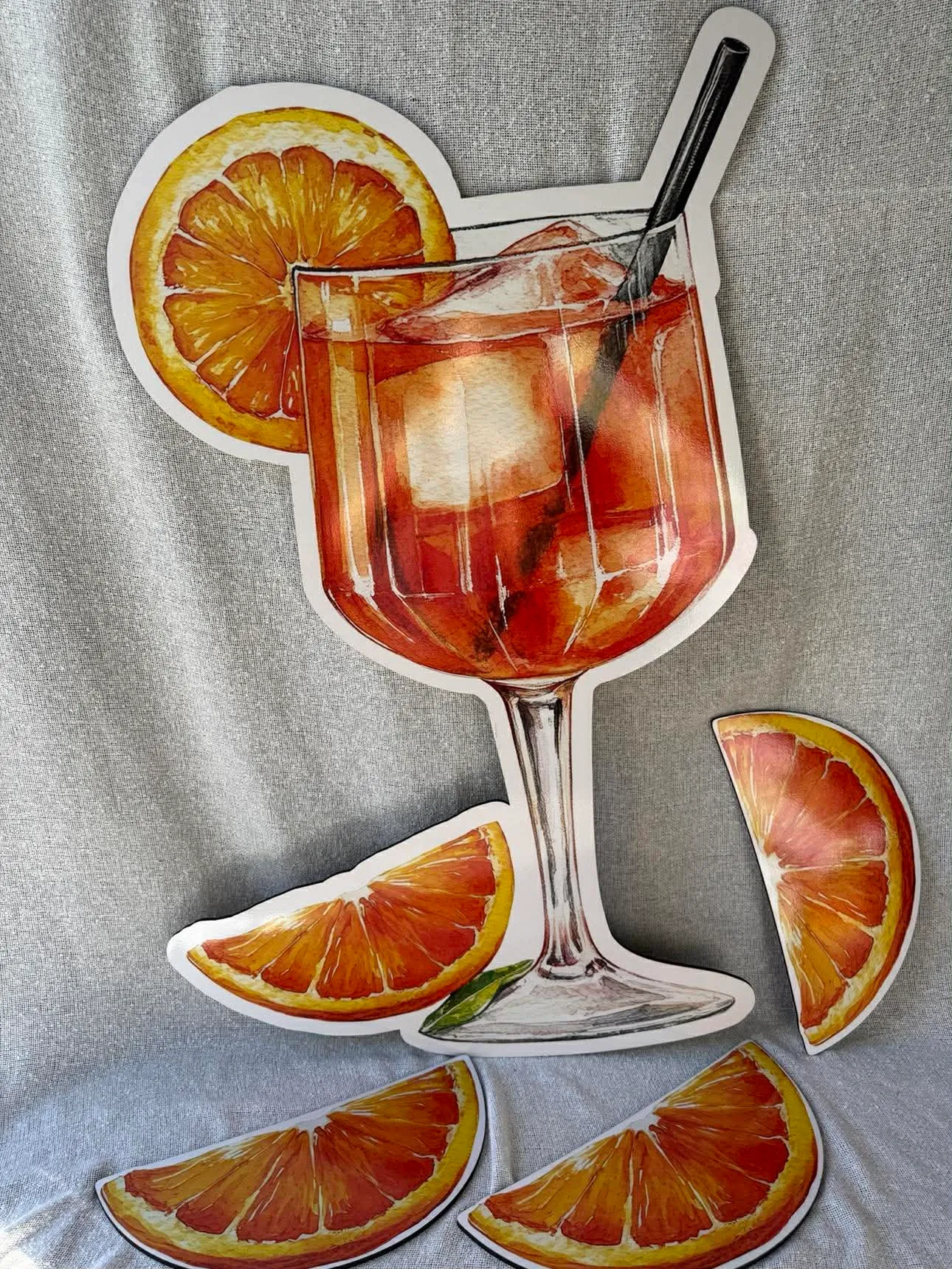 Spritz Prop with Orange Slices 