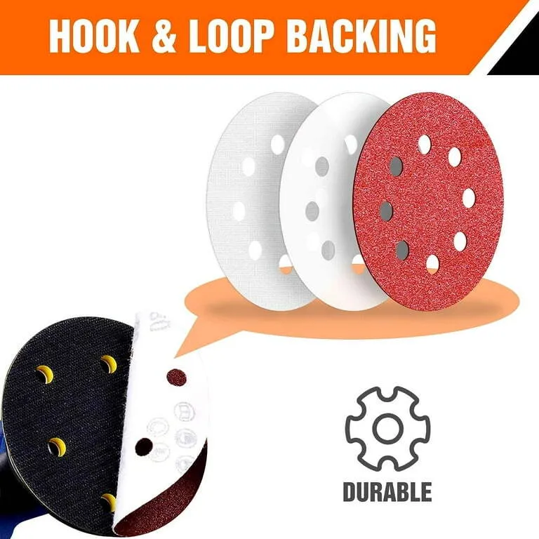 125mm Orbital sanding pad 125mm grit per 150 sheets