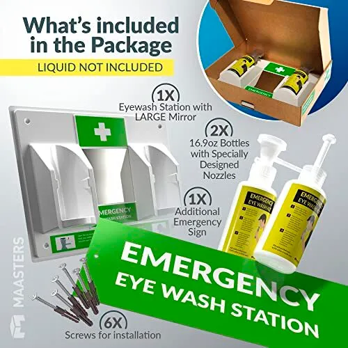  First Aid Kit (including eye wash station)